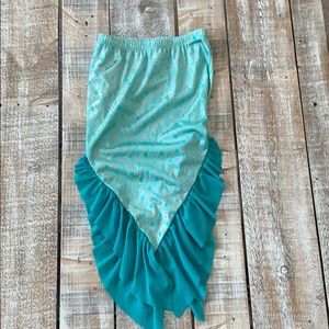 Girls mermaid tail bathing suite cover up